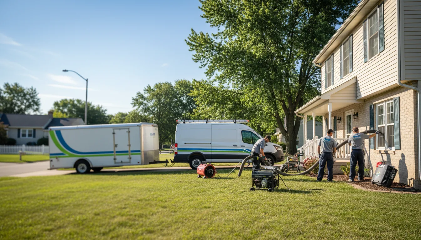 Flooded Basement Restoration And Cleanup With Repair in Bonner Springs, KS near me